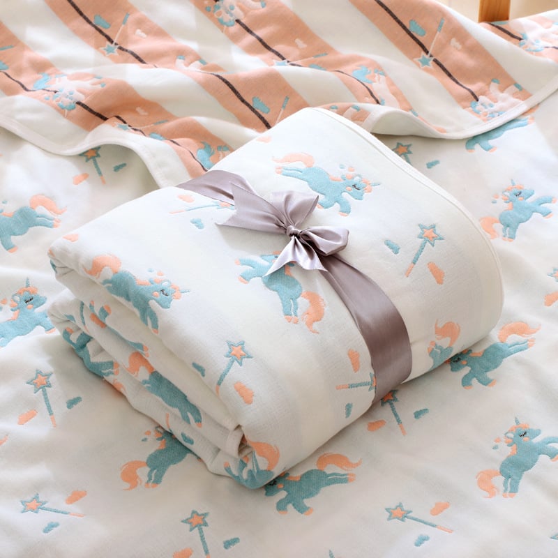 Pure Cotton Absorbent Baby Quilt Bath towel