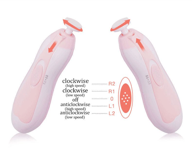 LittleMaylah™ Anti-scratch Multifunctional Baby Electric Nail Polisher