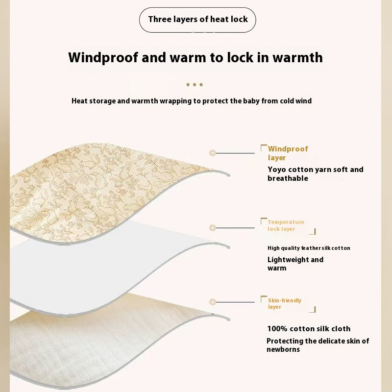 Newborn Crepe Bean Bag Newborn Autumn And Winter Baby's Blanket