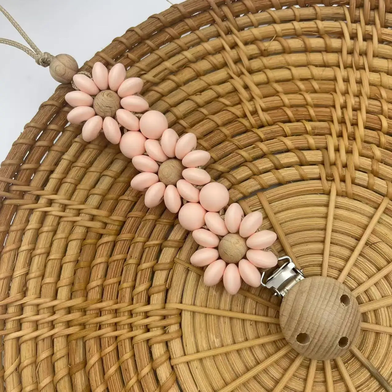 LittleMaylah™ Silicone Pacifier Clip Soft Flower