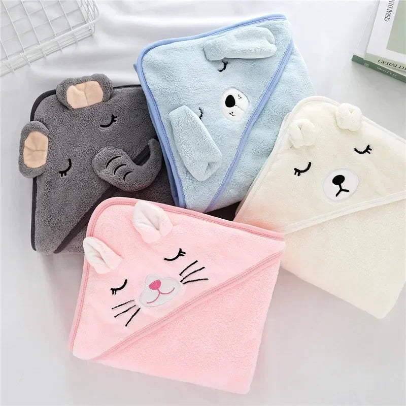 LittleMaylah Baby Towel Blanket 80x80