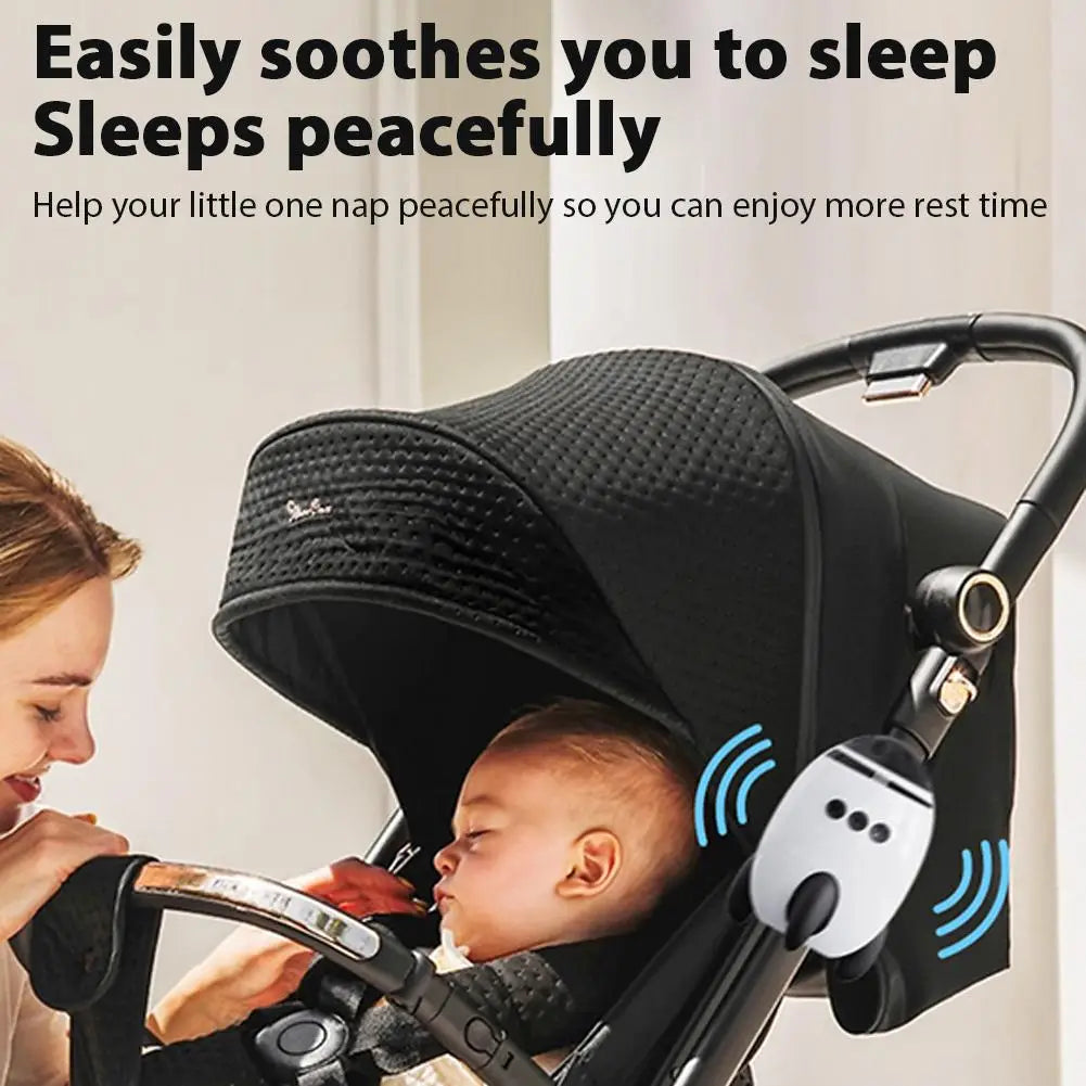 LittleMaylah™ Baby Stroller Rocker | Portable Automatic Infant Swing Sleep Soother with White Noise & Bluetooth
