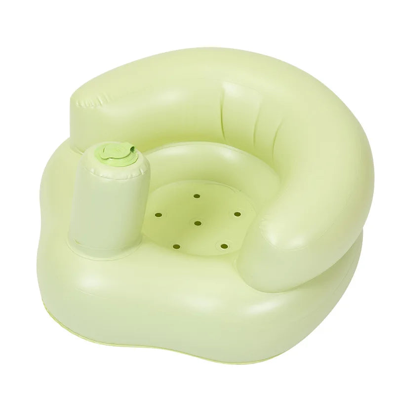 Baby Inflatable Seat for Babies 3-36 Month Built in Air Pump Infant Back Support Sofa Toddler Chair for SittingUp Baby Bath Seat
