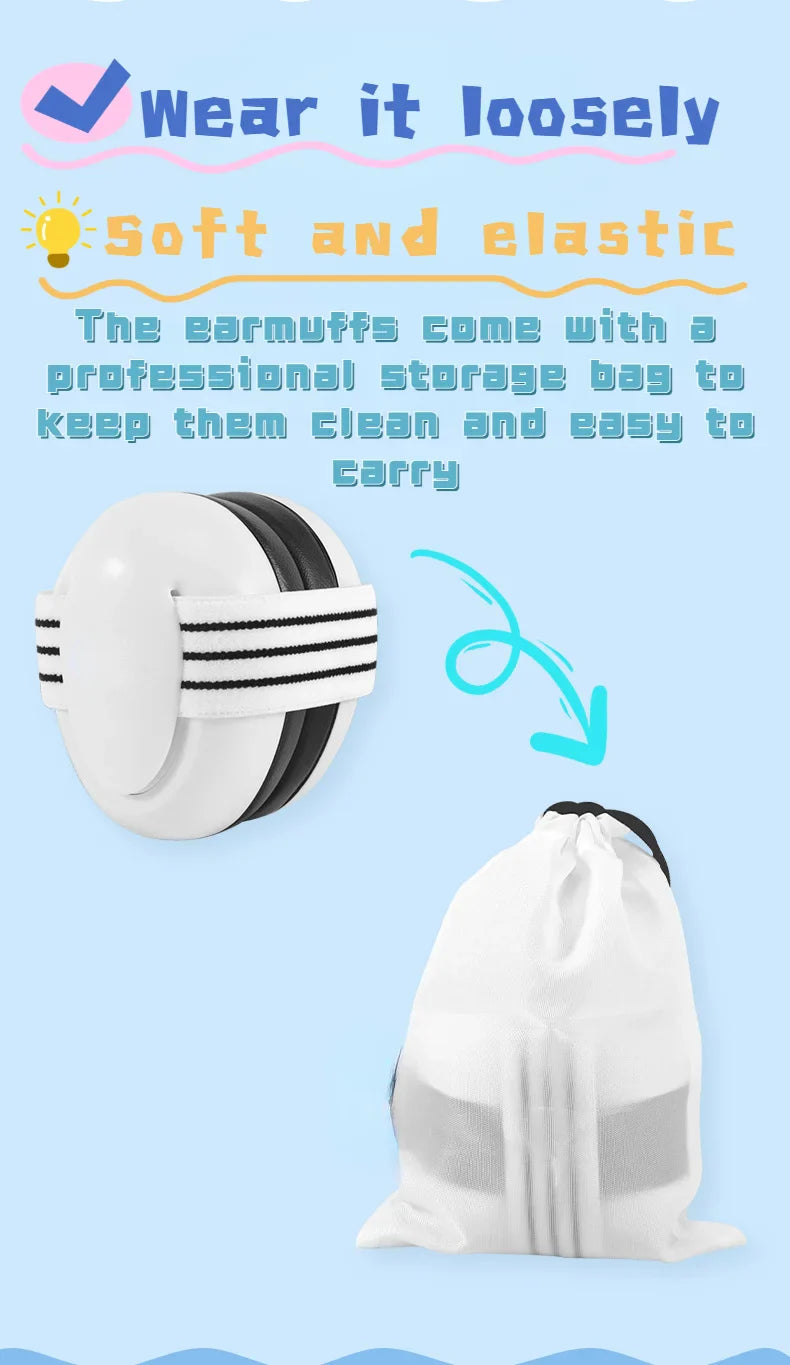 LittleMuffy Cozy Kids Noise-Canceling Earmuffs