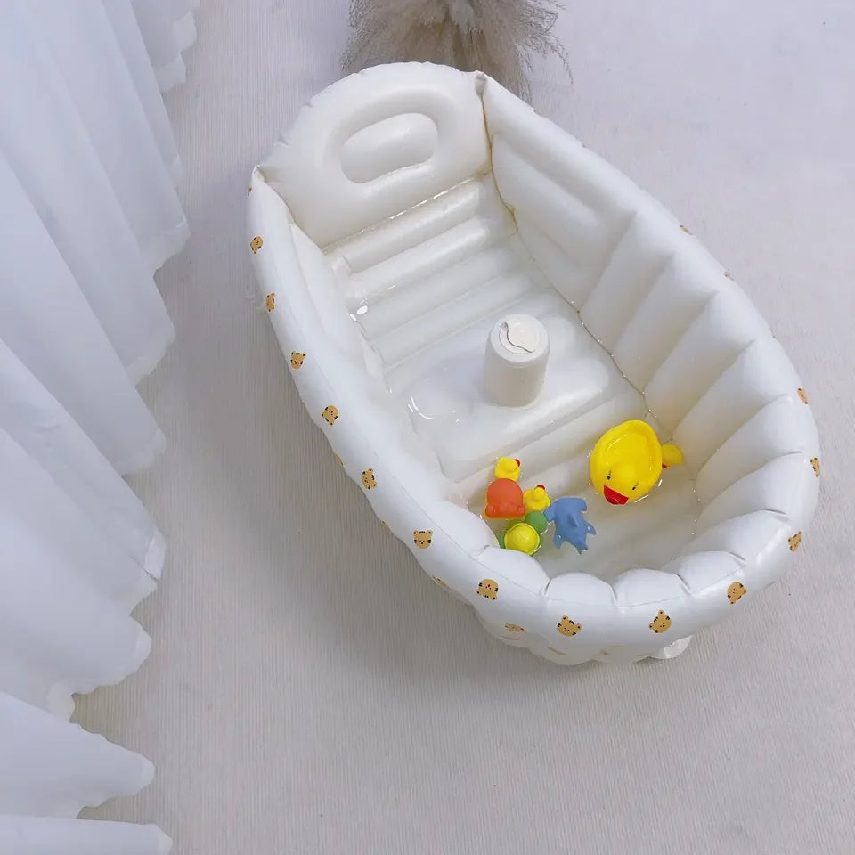 LittleMaylah™ Baby Inflatable Bathtub & Pool – Portable Newborn & Kids Outdoor Bath