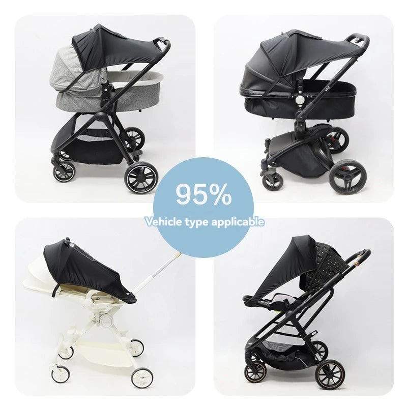 Stroller Sunshade* Shed Children'S Car Sunscreen Cover Uv-Proof Rain-Proof Accessories Commonly Used