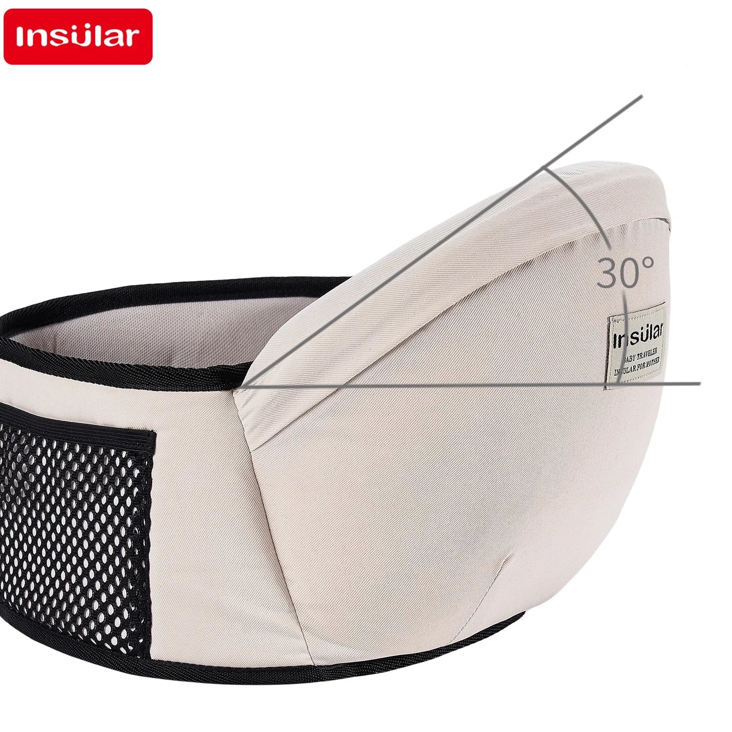 LittleMaylah Baby Carrier Waist Stool – Adjustable Hipseat Carrier for Infants & Toddlers