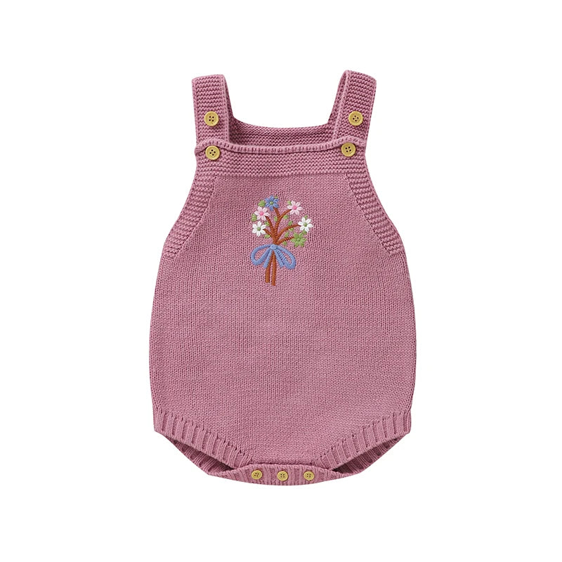 LittleMaylah™ Floral Embroidered Bodysuit Newborn & Toddler One-Piece Outfit