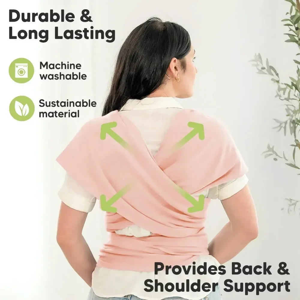 Baby Wrap Carrier – Breathable and Lightweight Baby Sling for Newborns
