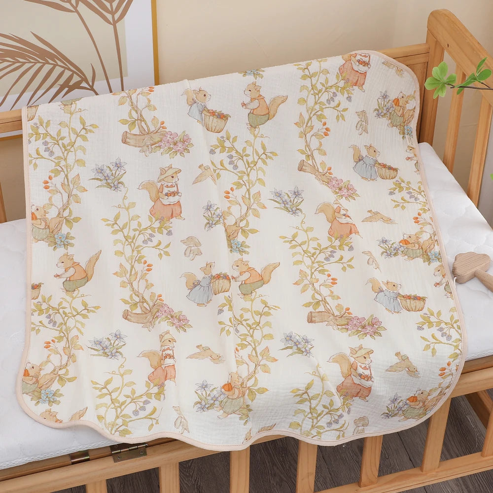 LittleMaylah baby bath towel pure cotton | soft children's blanket absorbent