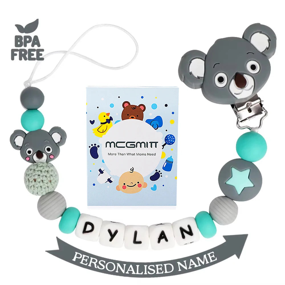 TYRY.HU Silicone Beads Supports Customized English Letter Names Please make a note or contact the seller before placing an order