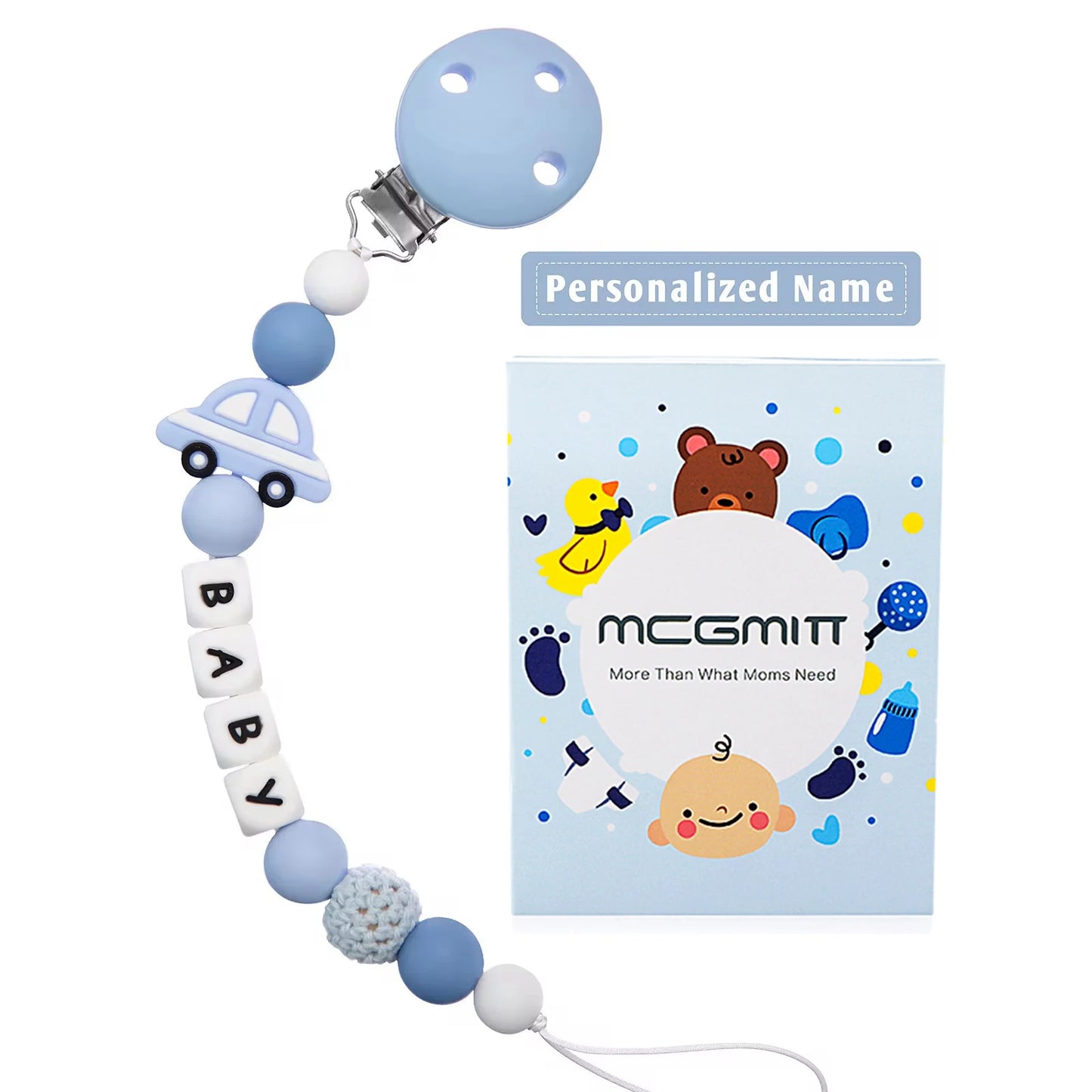 TYRY.HU Silicone Beads Supports Customized English Letter Names Please make a note or contact the seller before placing an order
