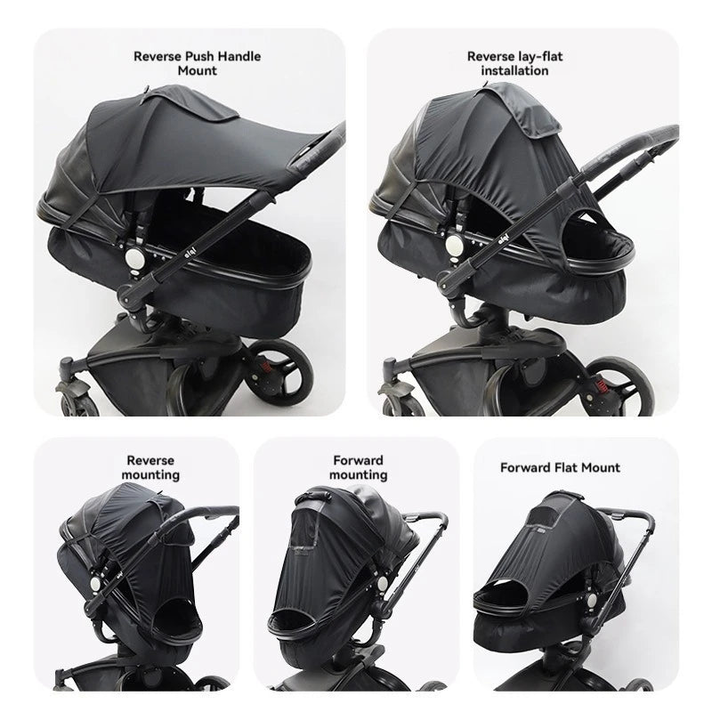 Stroller Sunshade* Shed Children'S Car Sunscreen Cover Uv-Proof Rain-Proof Accessories Commonly Used