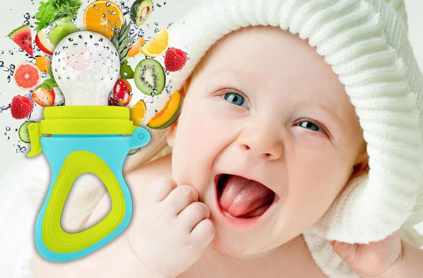 LittleMaylah™ Silicone Baby Food Feeder – Squeezing Bottle with Pacifier Spoon for Easy Feeding