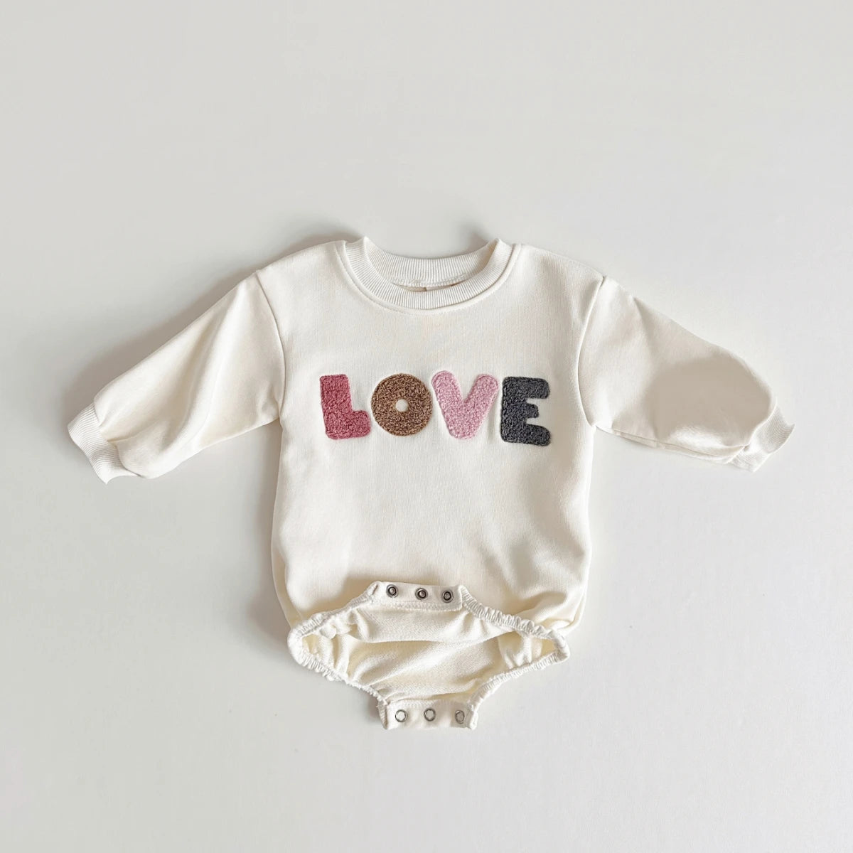 Jumpsuit LOVE Embroidery Soft Cotton