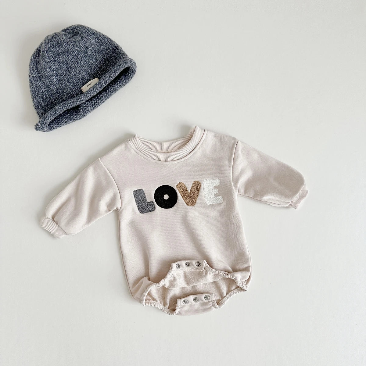 Jumpsuit LOVE Embroidery Soft Cotton
