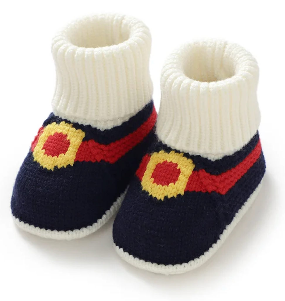 LittleMaylah™ Christmas Baby Knitted Booties
