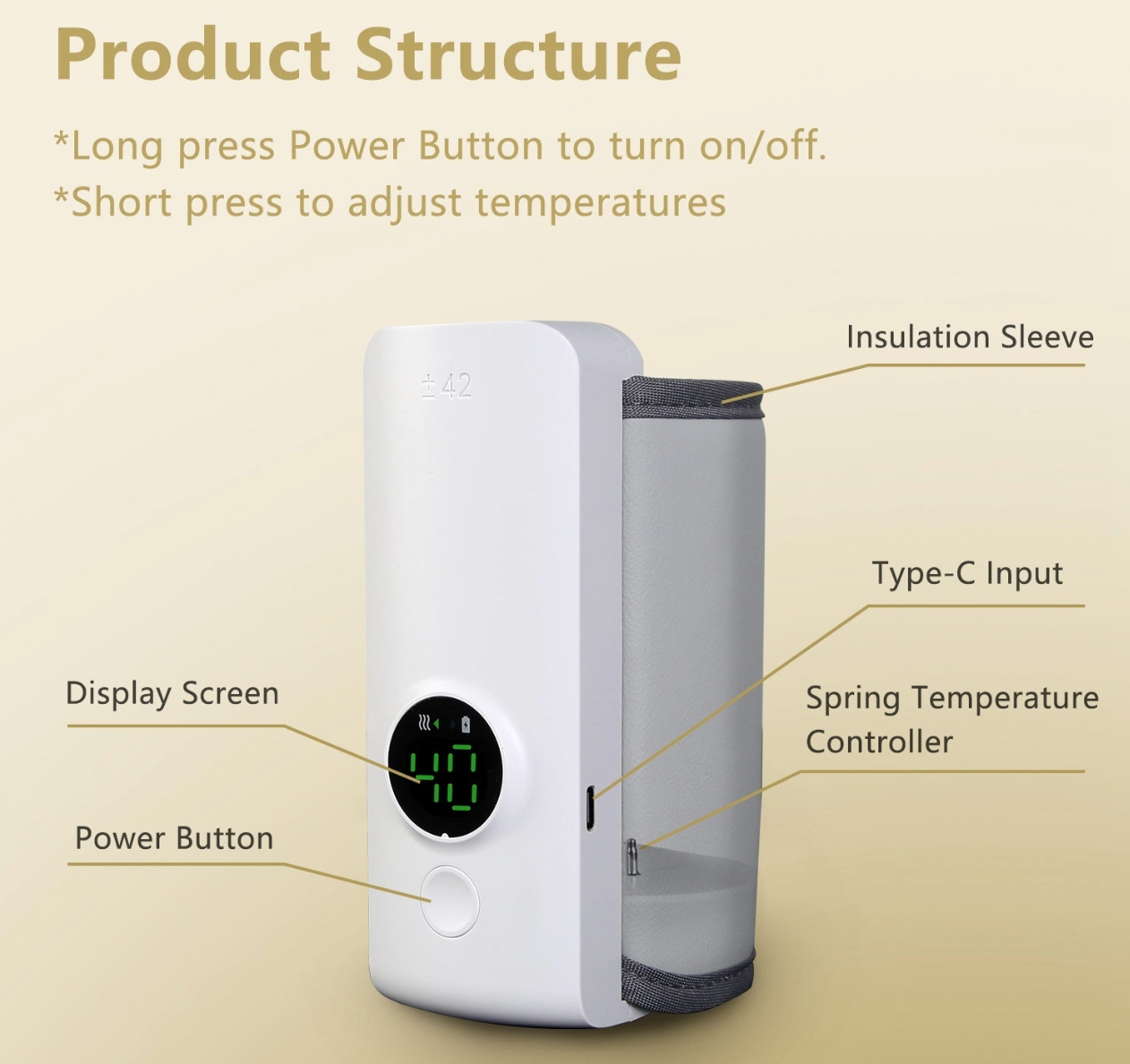 LittleMaylah™ Portable Baby Bottle Warmer