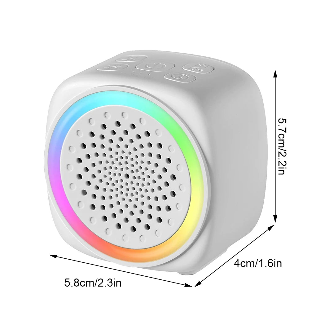 LittleMaylah™ Baby White Noise Machine with Timer & Night Light – Portable Sleep Soother, Auto Shutoff for Infants & Toddlers