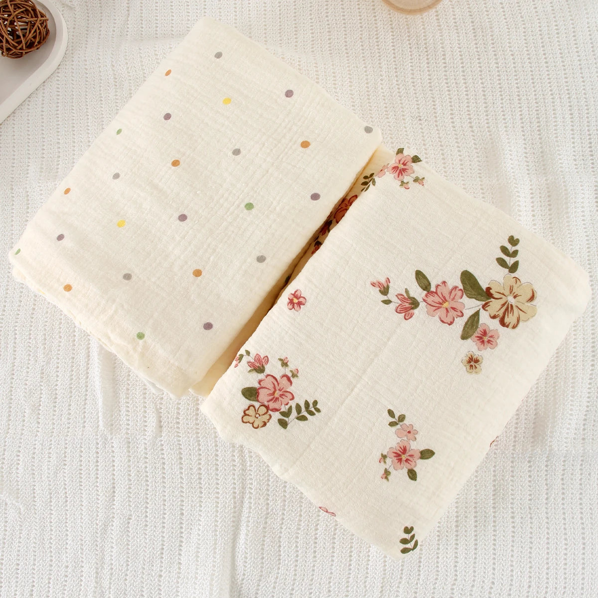 Winter Baby Blanket & Swaddling Newborn Thermal Soft Fleece Blanket Flowers Bedding Cotton Quilt Infant Bedding Swaddle Wrap
