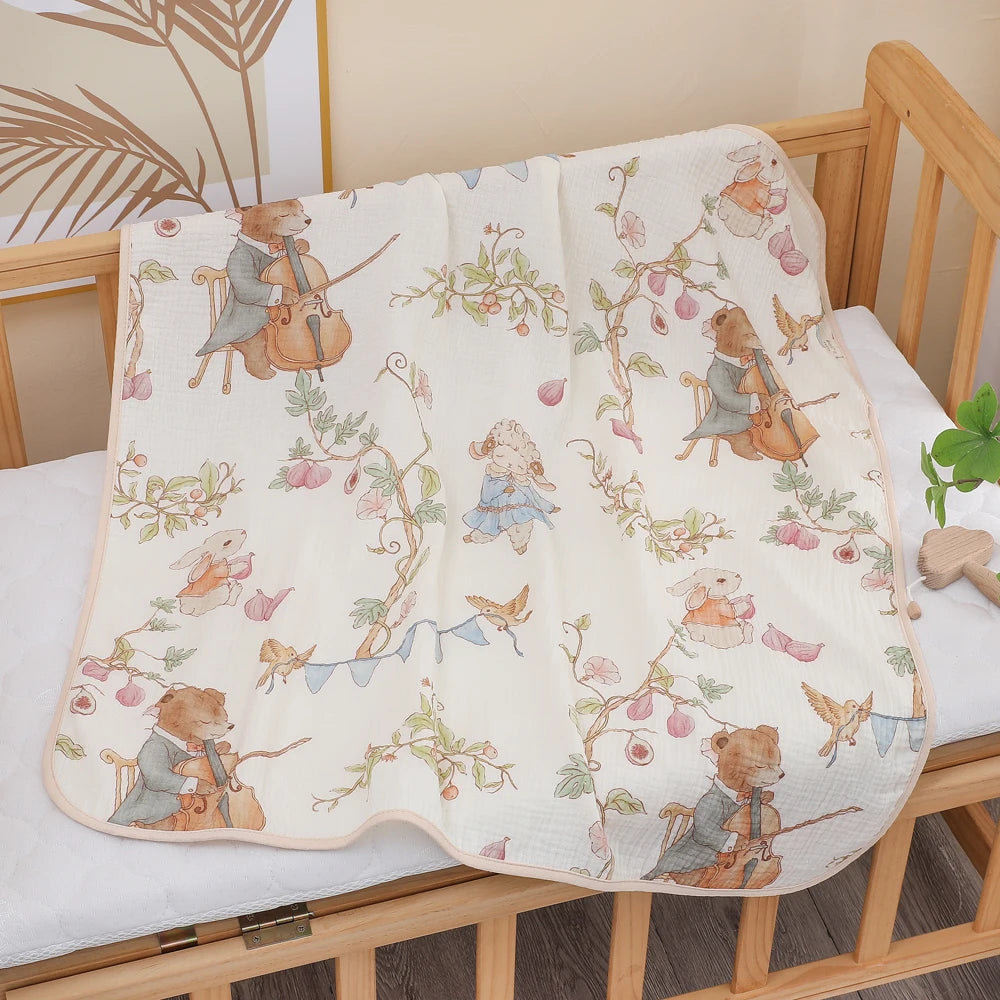 LittleMaylah baby bath towel pure cotton | soft children's blanket absorbent
