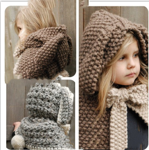LittleMaylah™ Girls Hats scarf Handmade