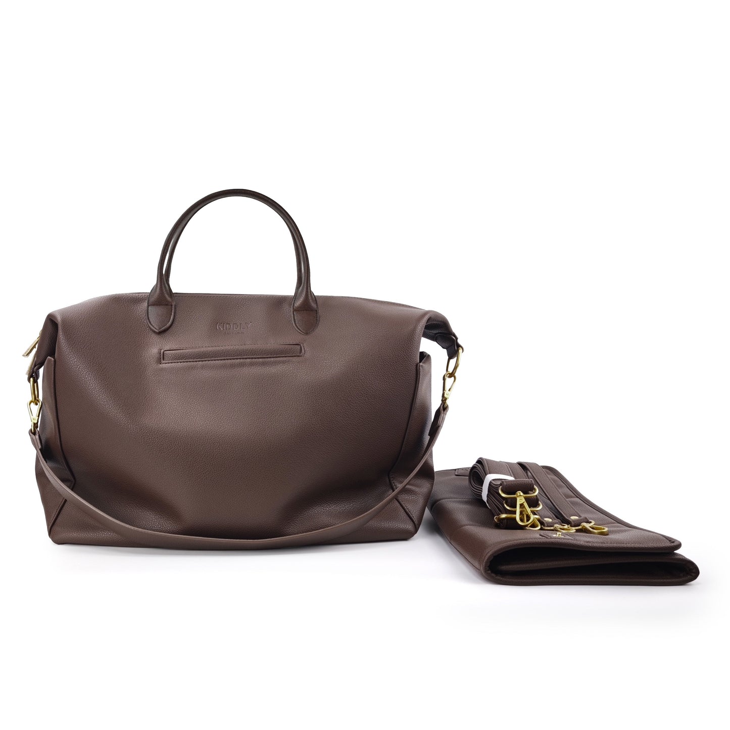 LittleMaylah™ Diaper Bag - Leather Brown