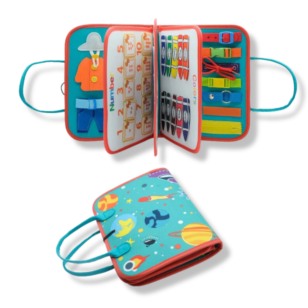 LittleMaylah Toddler Montessori Busy Board