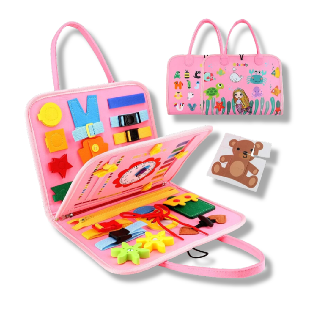 LittleMaylah Toddler Montessori Busy Board