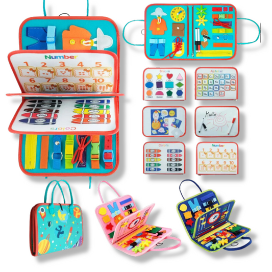 LittleMaylah Toddler Montessori Busy Board