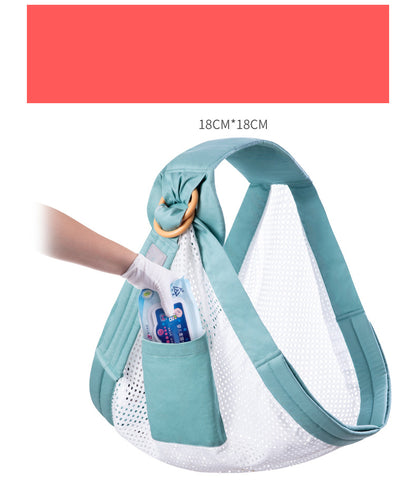 LittleMaylah™ Soft Baby Wrap Carrier – Adjustable Infant Sling & Nursing Cove
