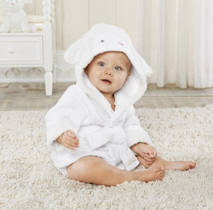 LittleMaylah™ Cartoon Cute Animal Modeling  Baby Bathrobes Cotton Children's Bathrobes Baby Hooded