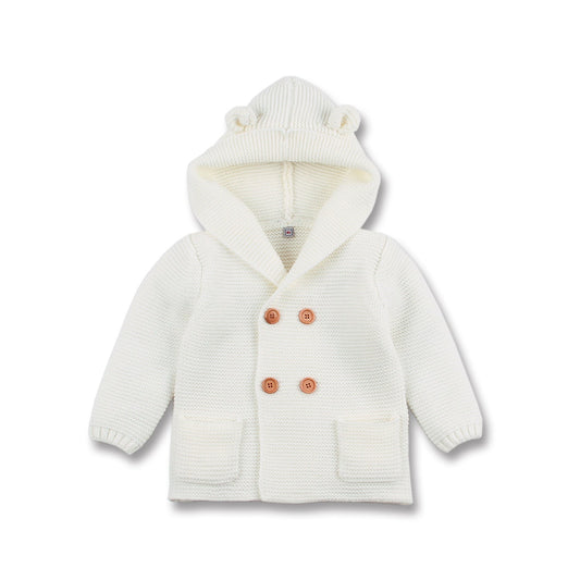 LittleMaylah™ Boys’ Hooded Cardigan Sweater