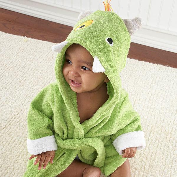 LittleMaylah™ Cartoon Cute Animal Modeling  Baby Bathrobes Cotton Children's Bathrobes Baby Hooded