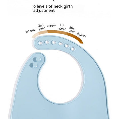 LittleMaylah™ Silicone Baby Bib – Waterproof, Oil-Proof & Easy-Clean