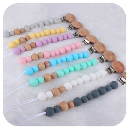 Pacifier Clip Silicone Nipple Chain