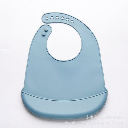 LittleMaylah™ Silicone Baby Bib – Waterproof, Oil-Proof & Easy-Clean