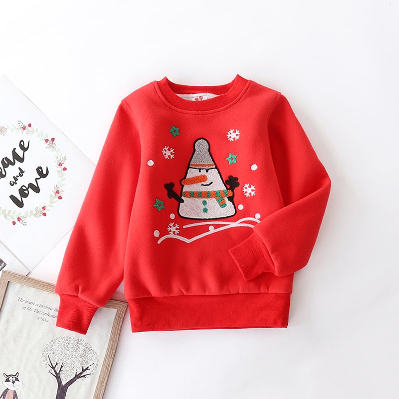 LittleMaylah™ Christmas Snowman Baby Sweater