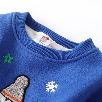 LittleMaylah™ Christmas Snowman Baby Sweater