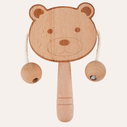 LittleMaylah™ Wooden Cartoon Baby Tambourine