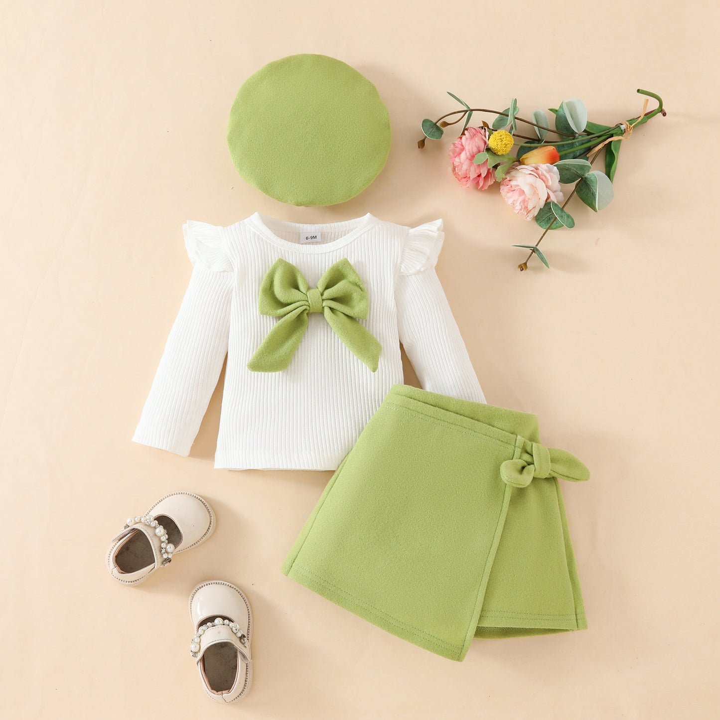 LittleMaylah™ Christmas Fashion Girl 3-Piece Outfit