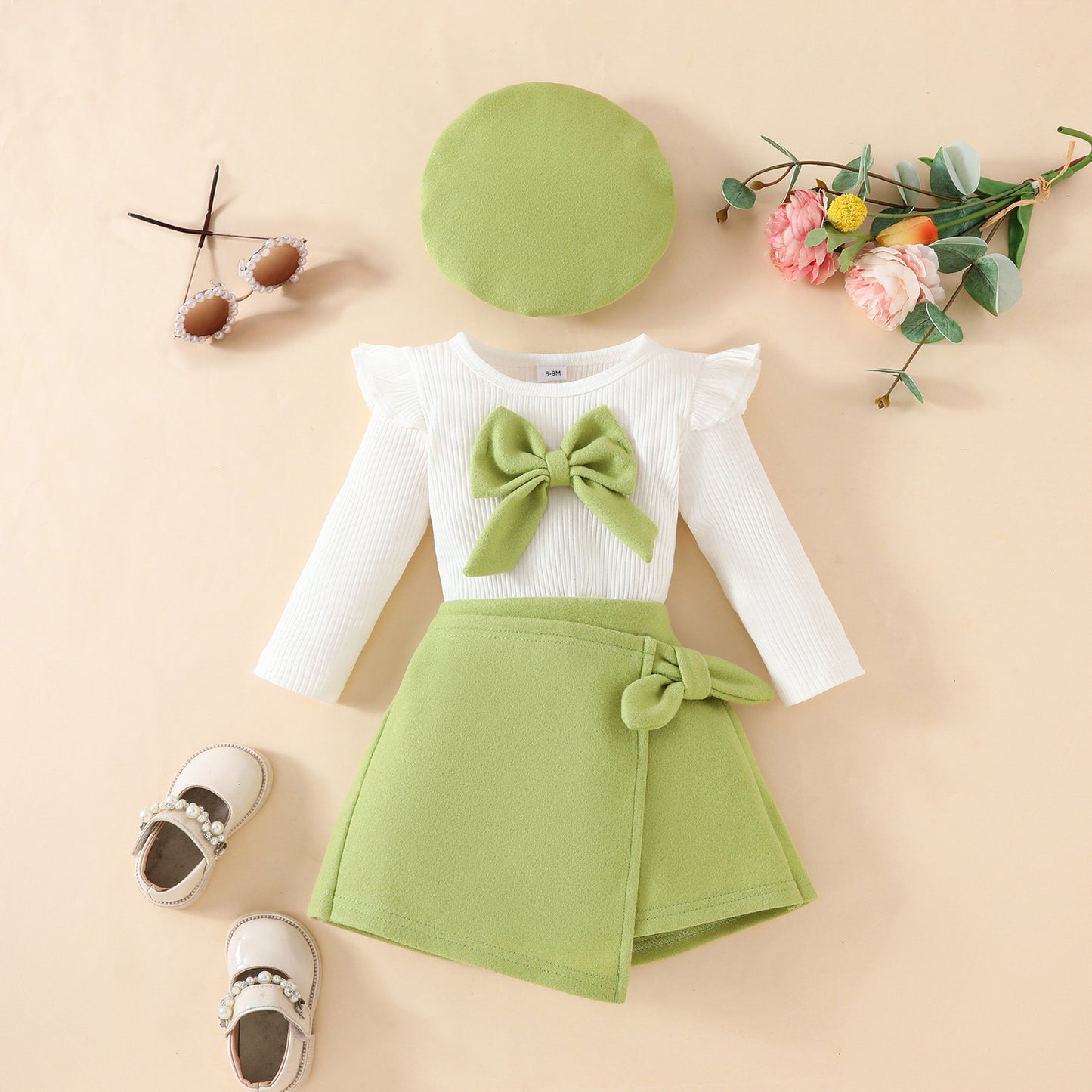 LittleMaylah™ Christmas Fashion Girl 3-Piece Outfit