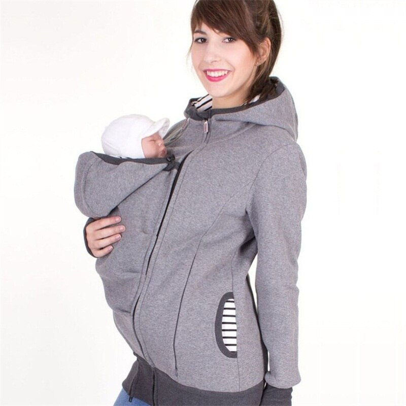 LittleMaylah™ Maternity Baby Carry Winter Hoodie