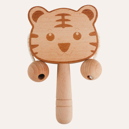 LittleMaylah™ Wooden Cartoon Baby Tambourine