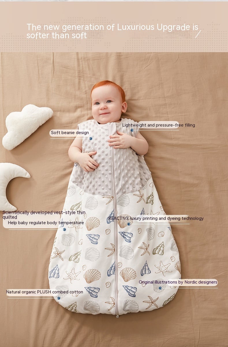Maisie™ Pure Cotton Newborn Baby Supplies Vest-style Baby Sleeping Bag