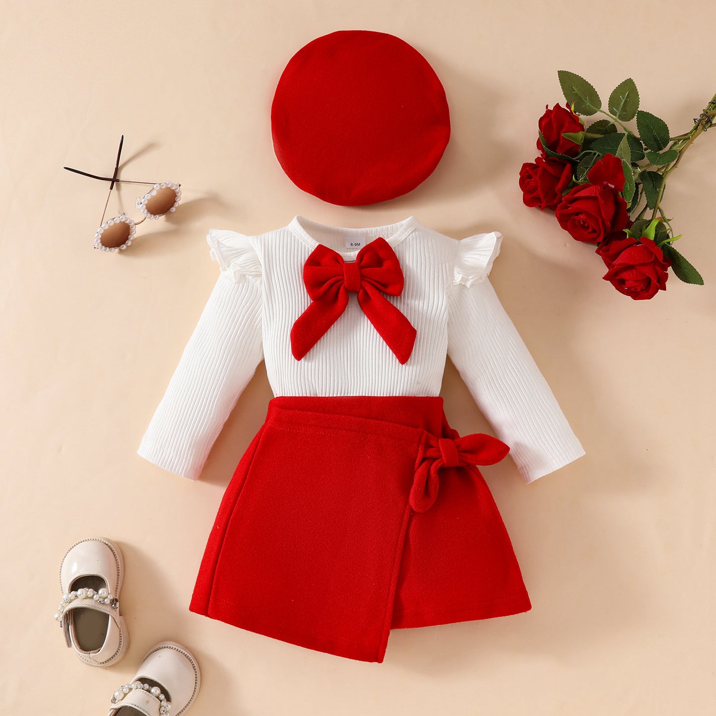 LittleMaylah™ Christmas Fashion Girl 3-Piece Outfit