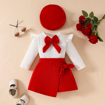 LittleMaylah™ Christmas Fashion Girl 3-Piece Outfit