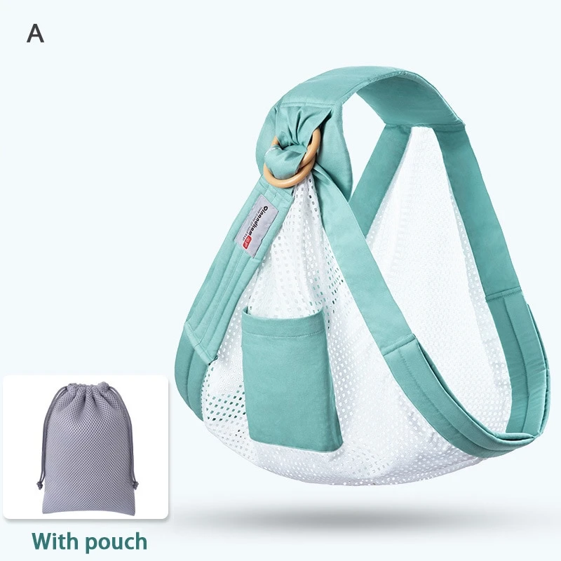 LittleMaylah™ Soft Baby Wrap Carrier – Adjustable Infant Sling & Nursing Cove