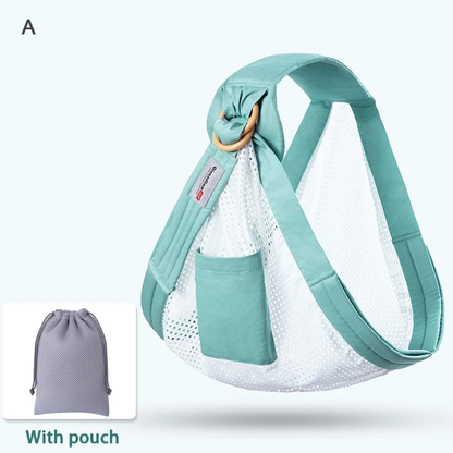 LittleMaylah™ Soft Baby Wrap Carrier – Adjustable Infant Sling & Nursing Cove
