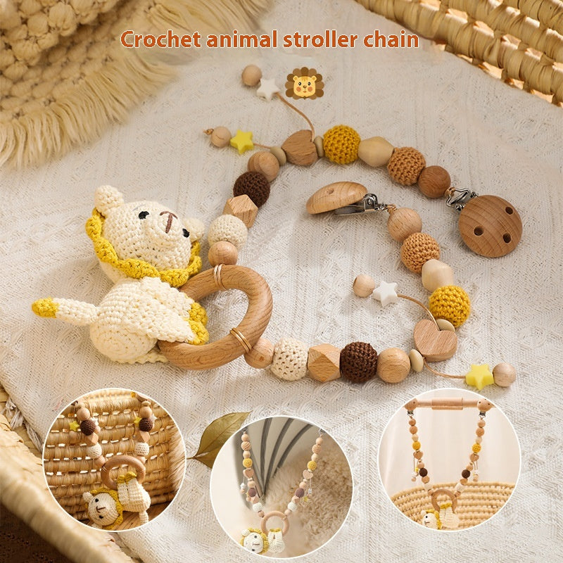 LittleMaylah™ Bunny Crib Hanging Music Toy – Soft Plush Pendant & Teething Rattle for Babies